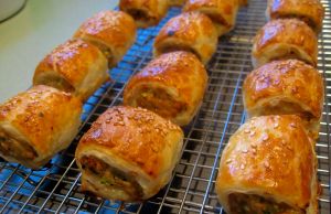 Chicken and Vegie Sausage Rolls 2